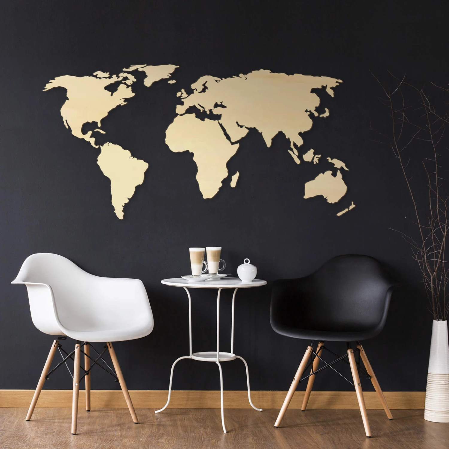 Wooden 3D Worldmap – Poplar - Image 2