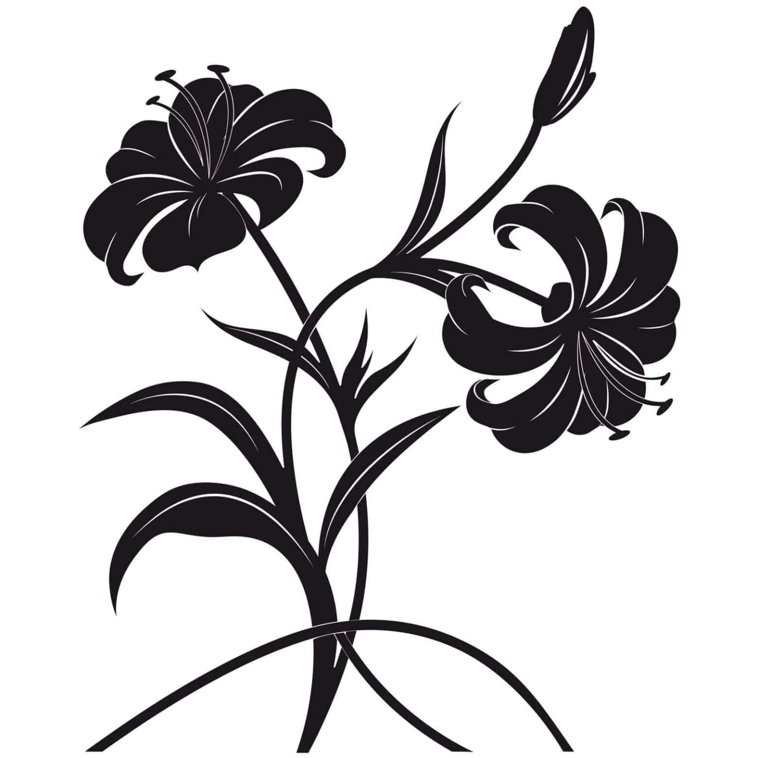 Orchids Wall Sticker - Image 2