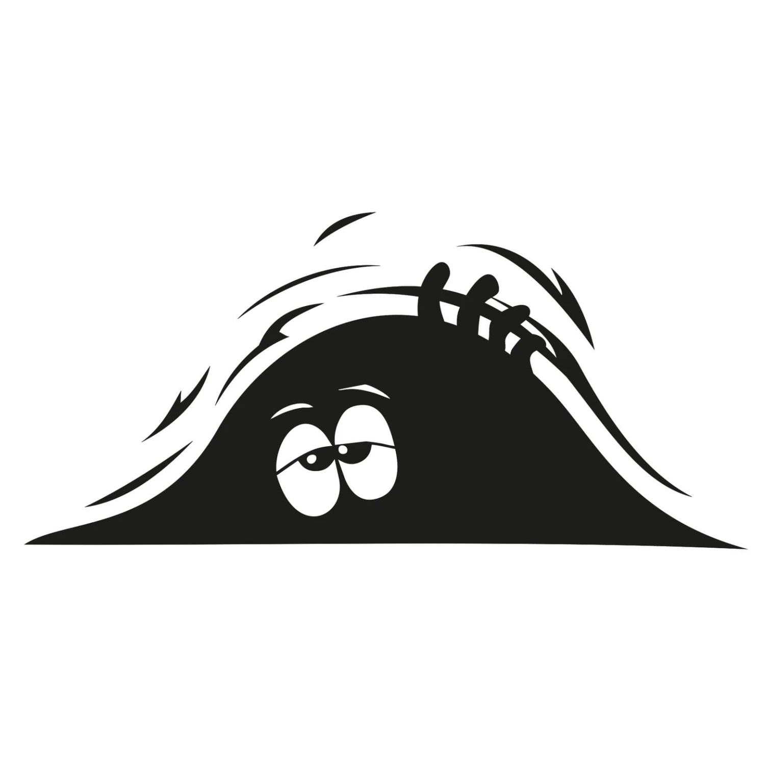 Tired Monster Wall Sticker - Image 3