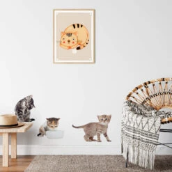 Cute Cat 01 Wall Sticker
