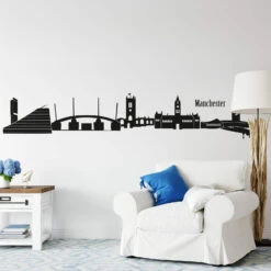 Manchester Skyline 1 Wall Sticker