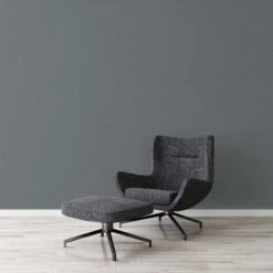 Unit Wallpaper Grey - Non-woven Wallpaper - Plain - A.S. Création