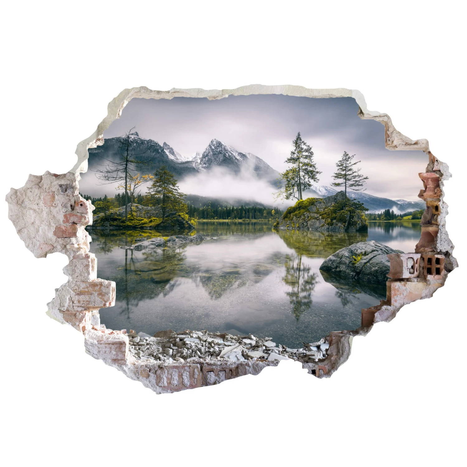 3D Wall Sticker - Wiemer - Foggy Day - Image 2