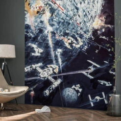 Photo Wallpaper Star Wars Classic – Dog Fight