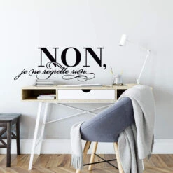 Non, Je Ne Regrette Rien 2 Wall Sticker