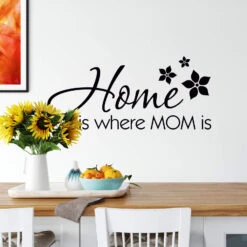 Home Is Where Mom Is Wall Sticker