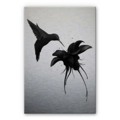 Alu-Dibond Silver Effect - Ireland - Hummingbird