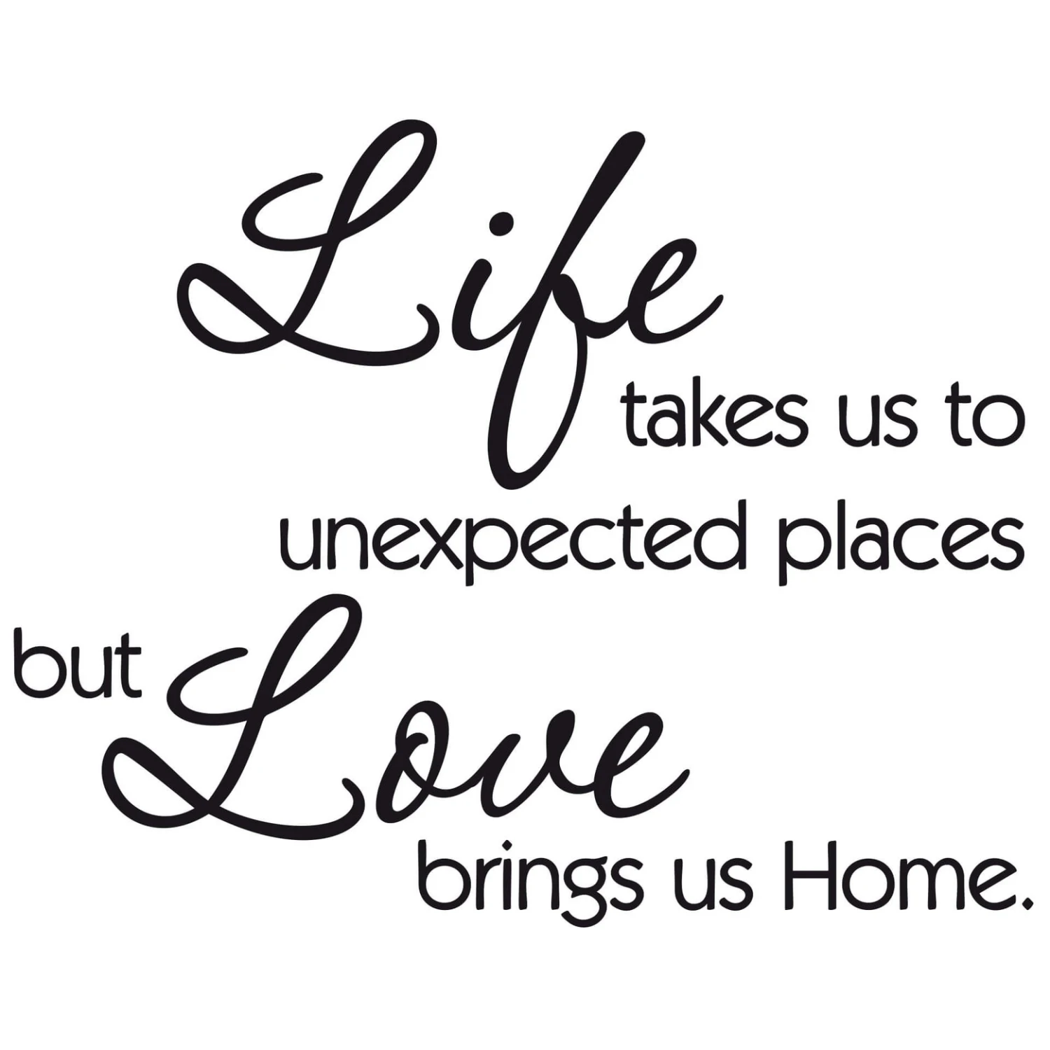 Life Takes Us... Wall Sticker - Image 2