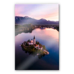 Acrylic Print Colombo - Lake Of Bled In Slovenia