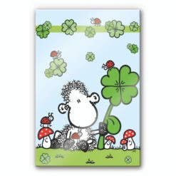 Acrylic Glass Sheepworld Lots Of Luck