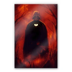 Acrylic Glass Print Nicebleed - Heart Vader