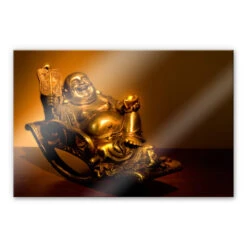 Acrylic Glass Happy Buddha