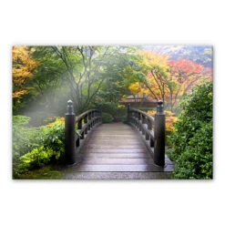 Bridge In The Green XXL Wall Picture