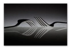De Kogel- Silverware Reflection Aluminium Print