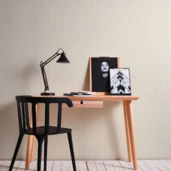 Unit Wallpaper In Cream A.S. Creation Non-woven Wallpaper With Light Structure Living Room