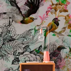 Livingwalls Photo Wallpaper Walls By Patel Funky Birds 1