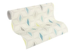 A.S. Création Non-woven Wallpaper Around The World Blue, Grey, Green