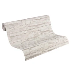 A.S. Création Non-woven Wallpaper Best Of Wood`n Stone 2nd Edition Grey, White
