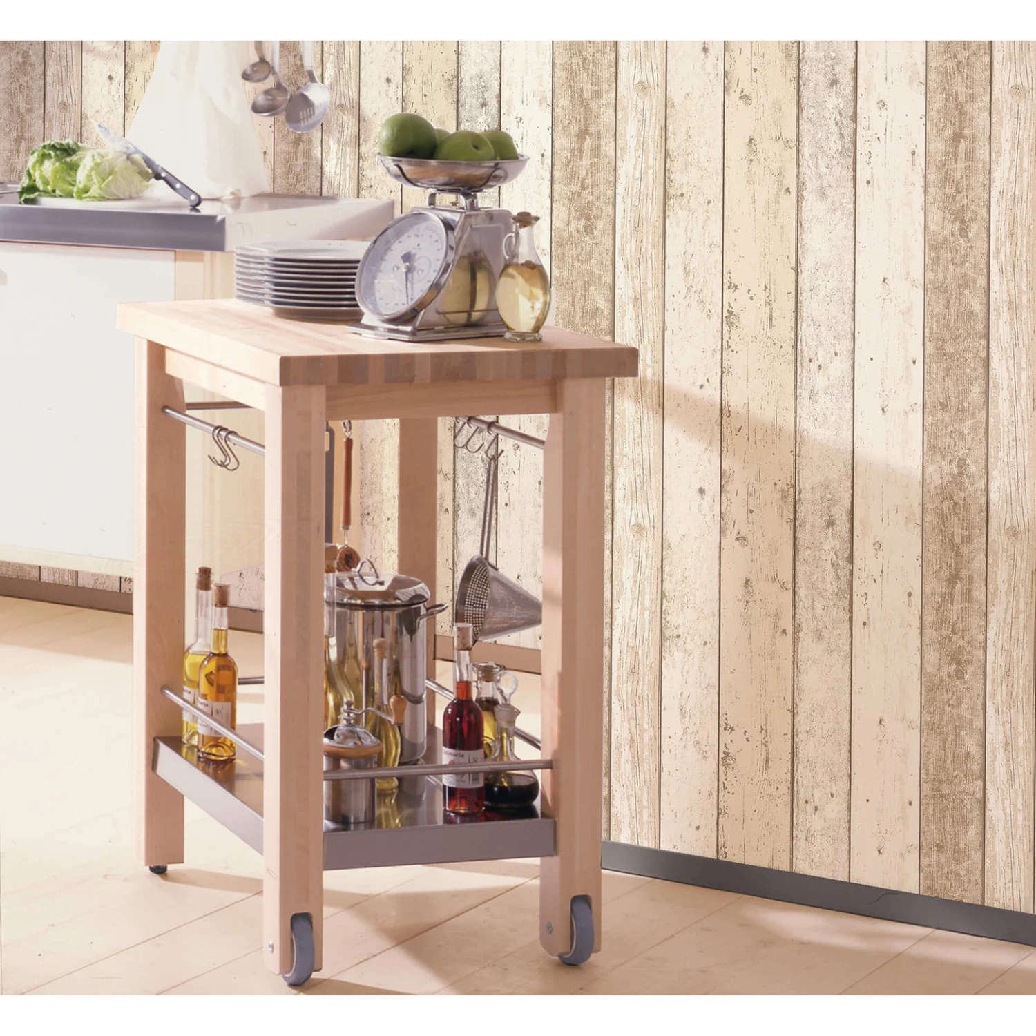 A.S. Création Non-woven Wallpaper Best Of Wood`n Stone 2nd Edition Beige, Brown, White - Image 3