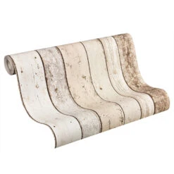 A.S. Création Non-woven Wallpaper Best Of Wood`n Stone 2nd Edition Beige, Brown, White