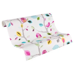 A.S. Création Paper Wallpaper Kids Party Colourful, Yellow, Green