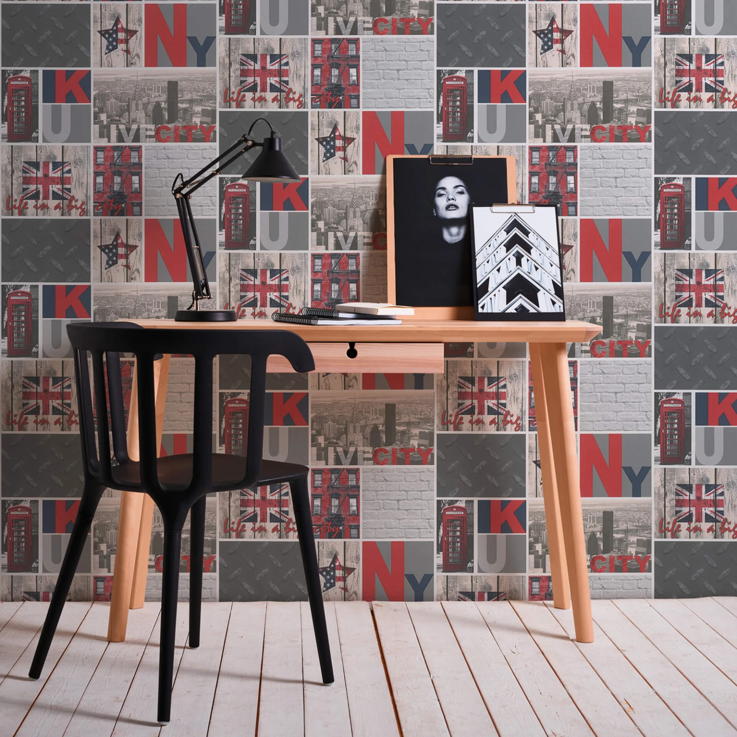 A.S. Création Paper Wallpaper Boys & Girls 5 Beige, Multicolored, Grey - Image 2