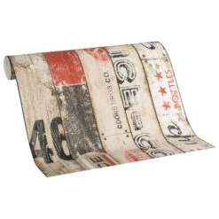 A.S. Création Paper Wallpaper Boys & Girls 5 Beige, Red, Black