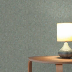 Plain Wallpaper Used Look - Non-woven Wallpaper Plain By A.S. Création Green Blue PVC-free 386391
