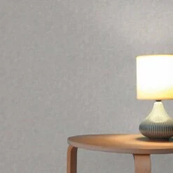 Plain Wallpaper Used Look - Non-woven Wallpaper Plain From A.S. Création Grey PVC-free 386393