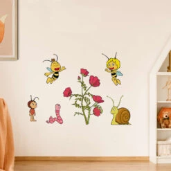 Maya The Bee Flower Party Wall Sticker