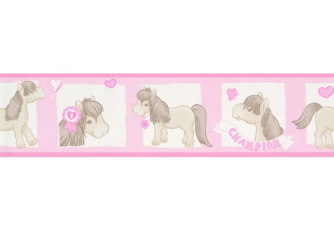 A.S. Création Borders Boys & Girls 4 Beige, Pink, Red