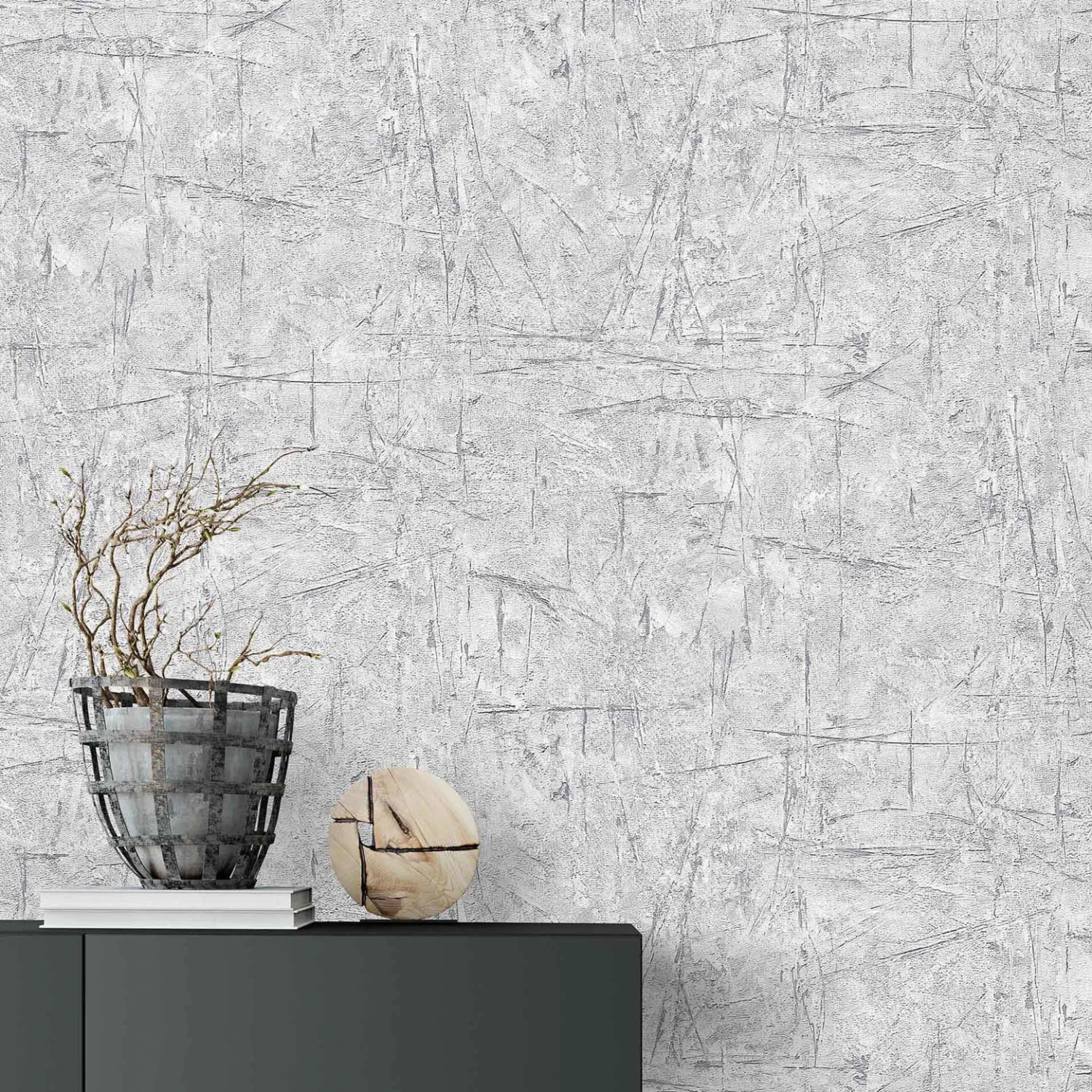 Erismann Non-woven Wallpaper Focus Grey - Image 4