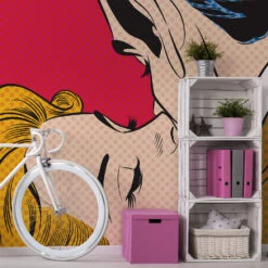 Kissing Couple - Photo Wallpaper