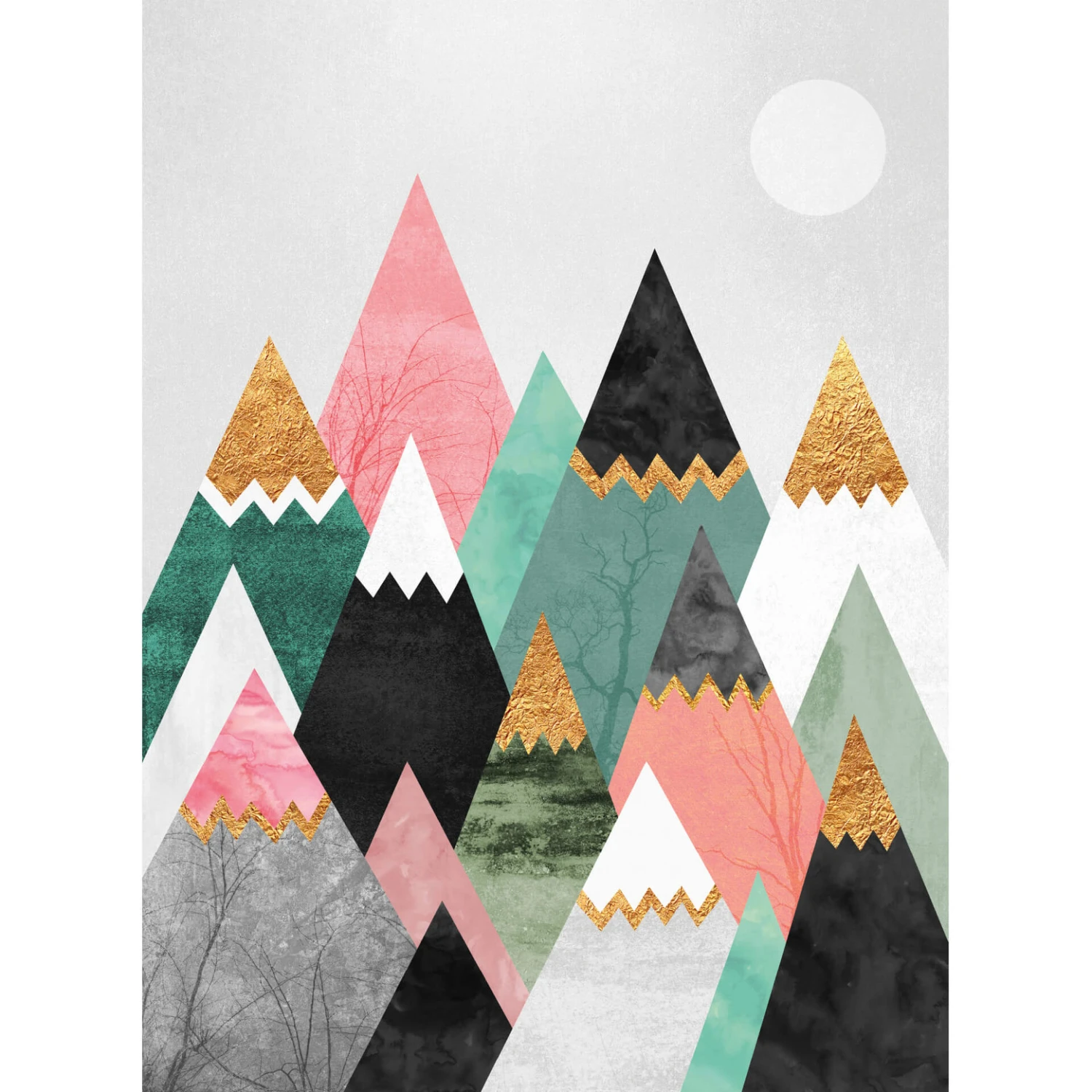 Photo Wallpaper Fredriksson - Colourful Mountains - Image 2