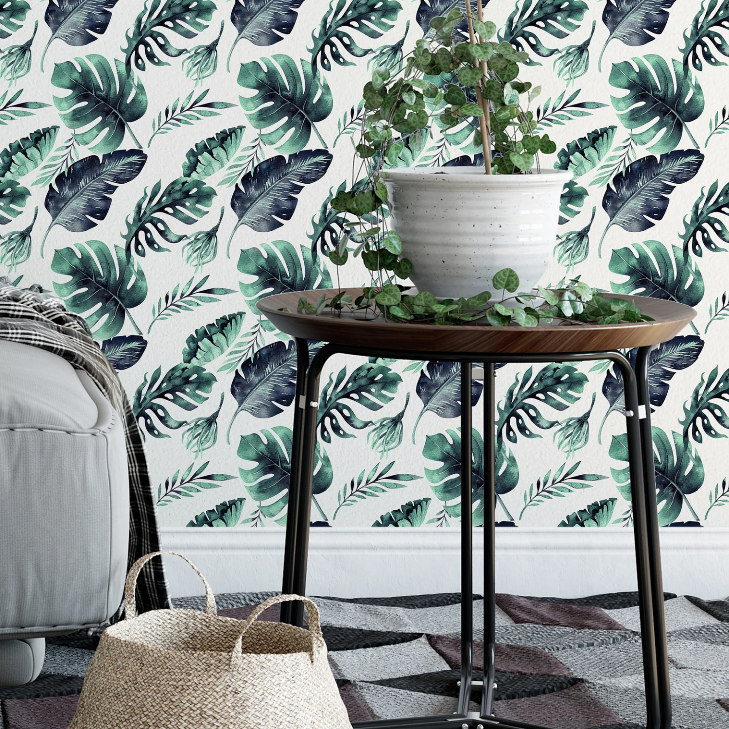 Patterned Wallpaper Kristina Kvilis - Jungle 03 - Image 4