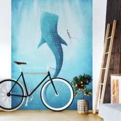 Photo Wallpaper Rivers - The Whale Shark