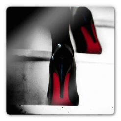 Glass Print La Plante - A Touch Of Temptation