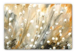 Glass Print Niksic - Dandelions