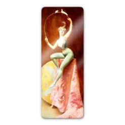 Glass Print Penot - Dancer With Three Mice