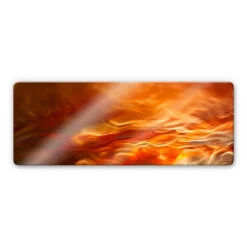 Glass Print Marthinussen - Burning Water - Pano