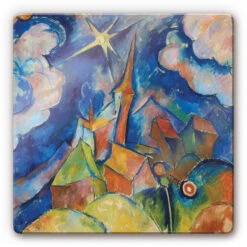 Ophey - Church With Sun Glass Art