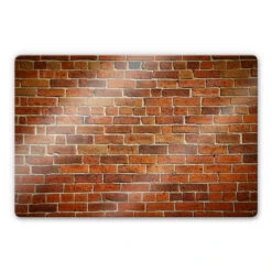 Brick Wall Glass Art