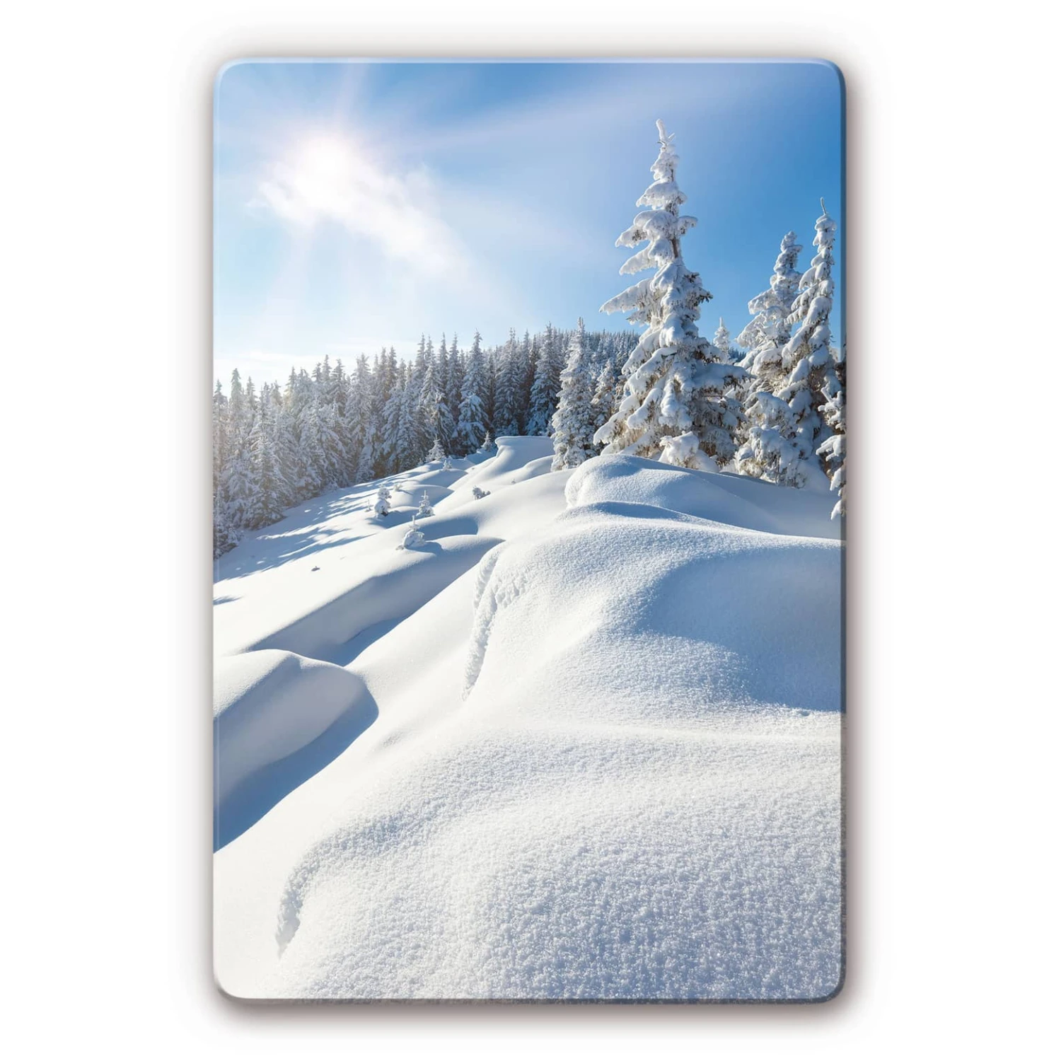 Snowdrifts Glass Art