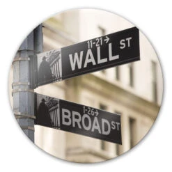 Wallstreet Glass Art - Round