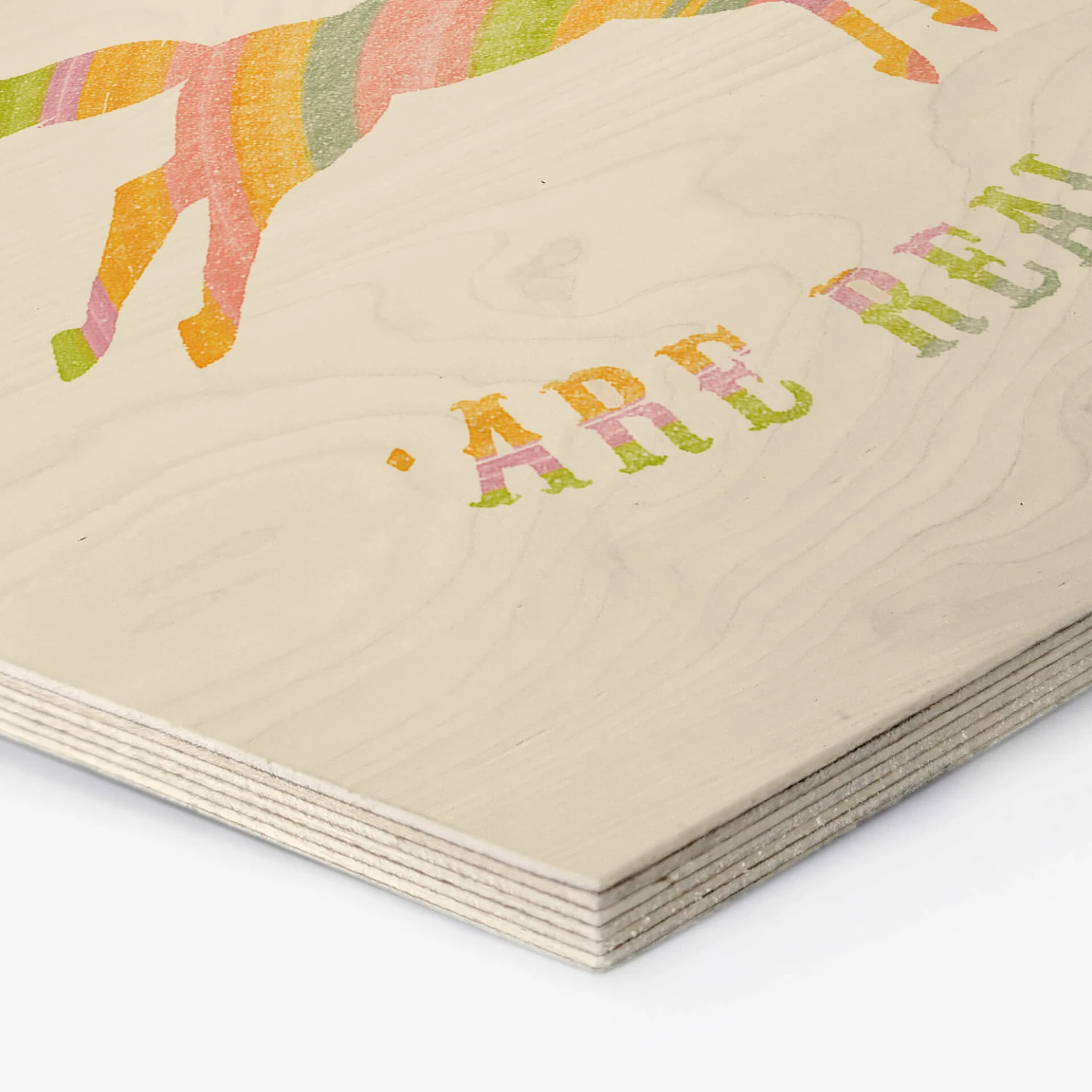 Hexagon Wood Bodart - Unicorns Are Real - Image 3