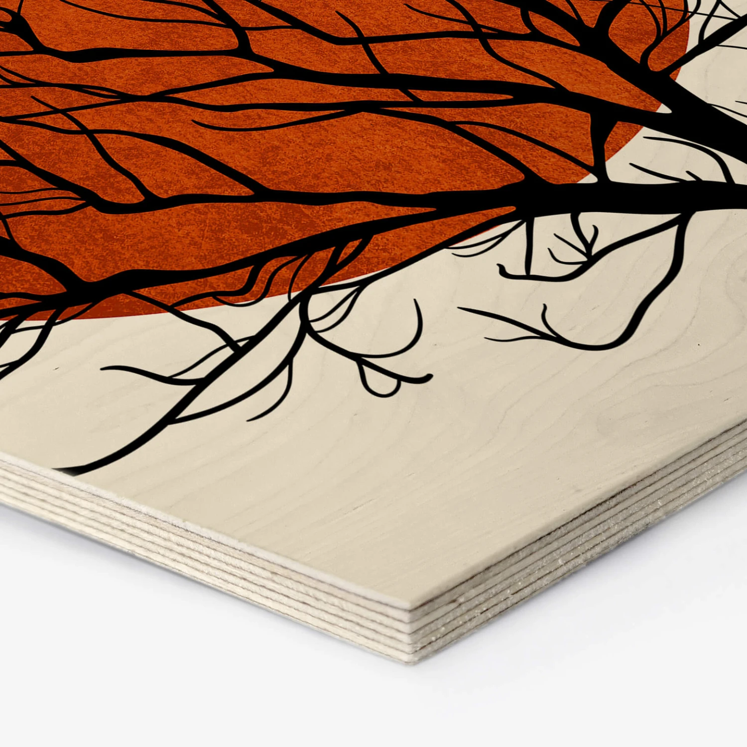 Hexagon Birch Veneer - Kubistika - Warm Sunset - Image 3