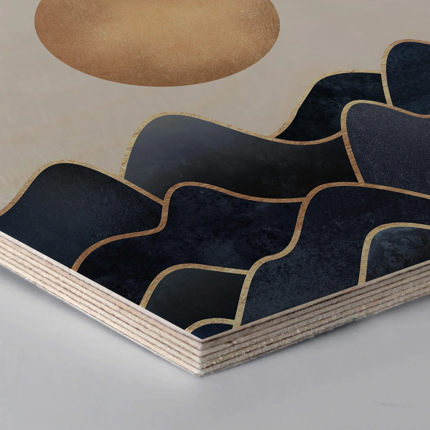 Hexagon Birch Veneer - Fredriksson - Waves - Image 2