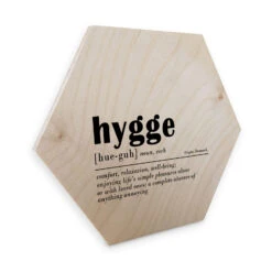 Hexagon Wood Birch Veneer - Sisi & Seb - Hygge