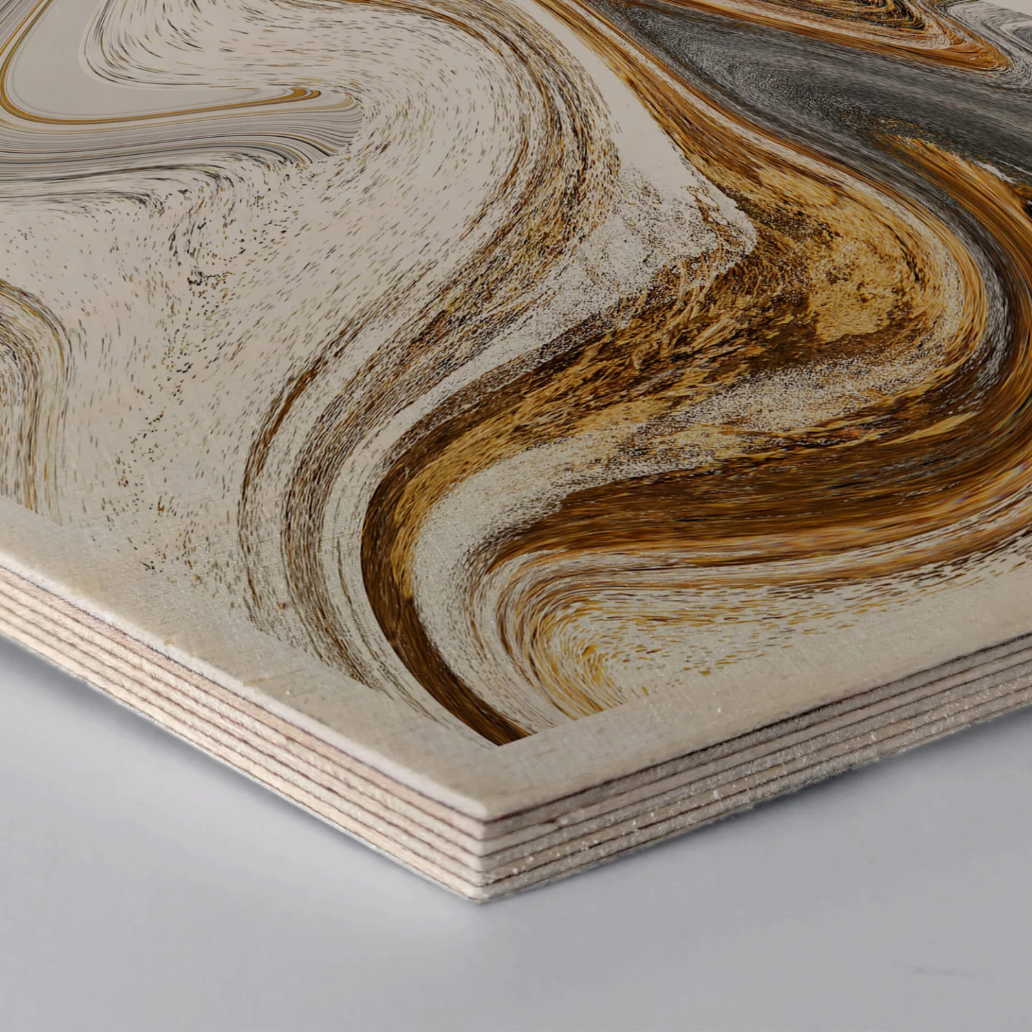 Hexagon Wood - Golden Struggle - Image 2