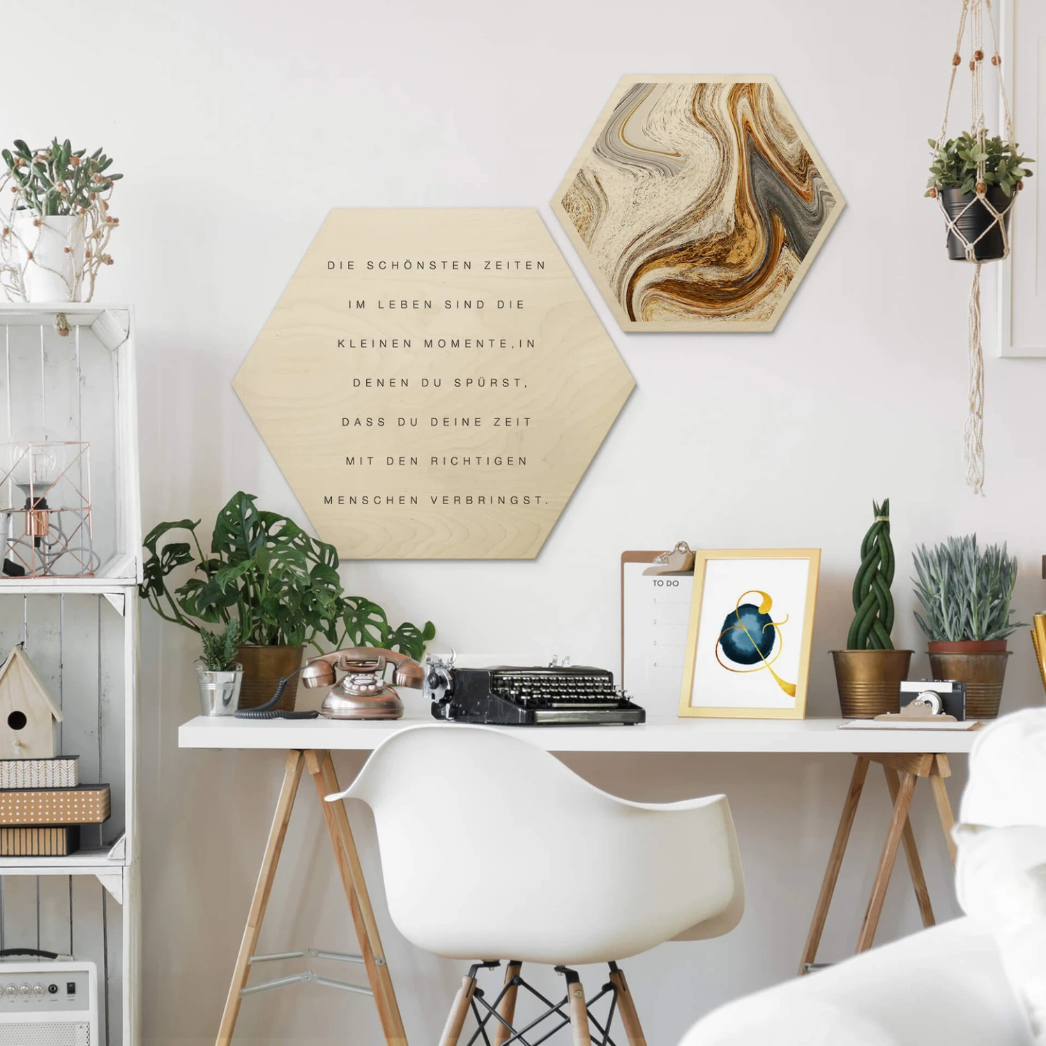 Hexagon Wood - Golden Struggle - Image 3